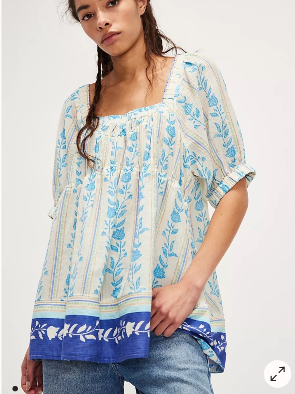 Free People Santorini Printed Tunic NWT